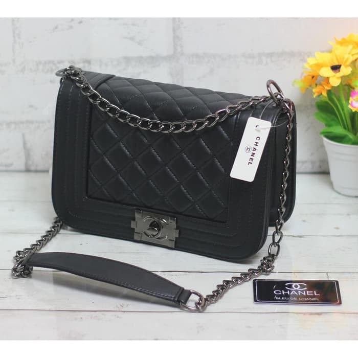 Unik TAS WANITA FASHION TAS BATAM TAS IMPORT CHANEL BOY MINI (READY) Limited