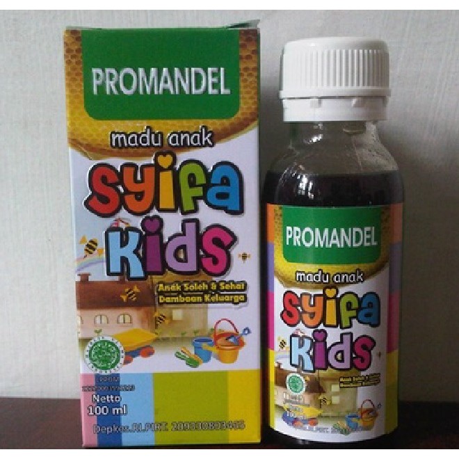 Obat Herbal Radang Tenggorokan Amandel Demam Madu Syifa Kids