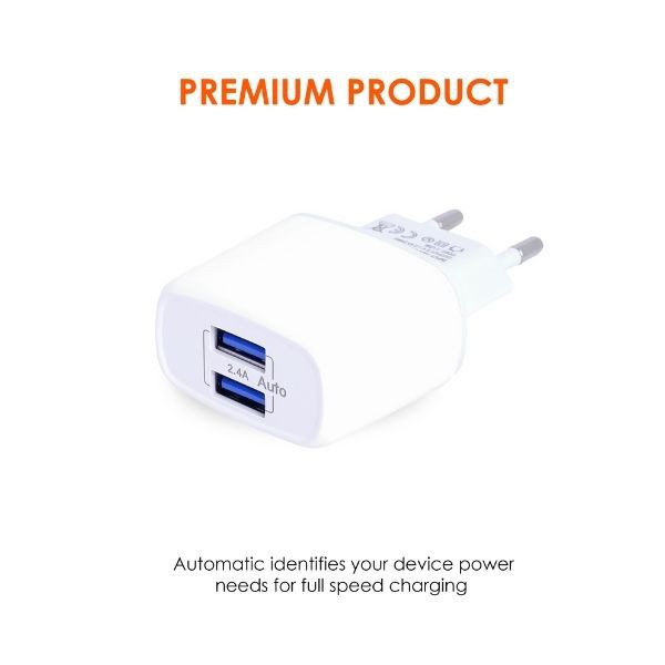 Adapter Charger &amp; Kabel Micro Fast Charging JETE C81 - Garansi Resmi 12 Bulan