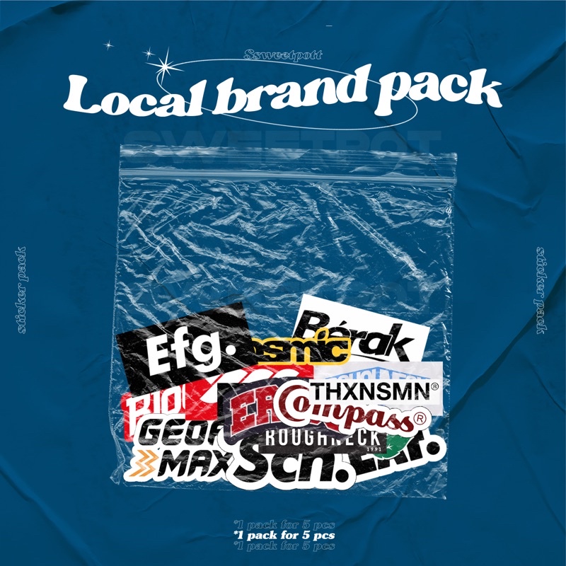 

(BISA COD) STICKER PACK [LOCAL BRAND EDITION] / STICKER AESTHETIC / STICKER RANDOM ISI 5 /STICKER METAL / STICKER POP / STICKER INDIE / STICKER BAND