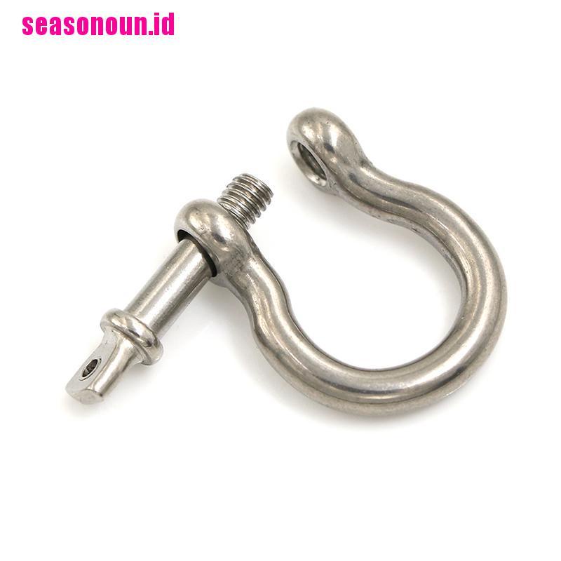 5 Pcs Sekrup pin shackle bow m4 304 stainless steel