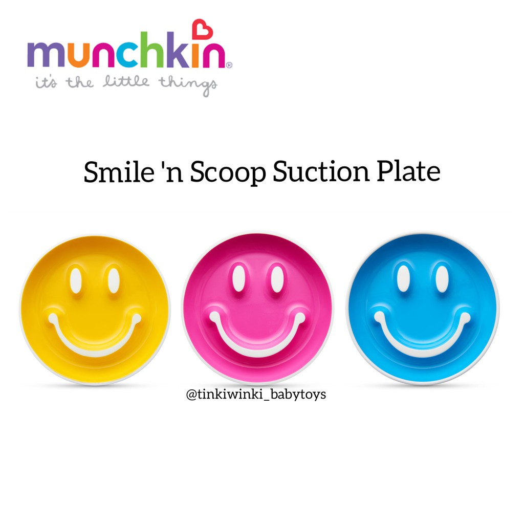 Munchkin Smile n scoop suction plate