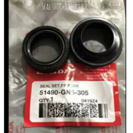 Seal Sil Shock + Tutup Abu Grand Supra Vario Beat scoopy mio Plus GN5