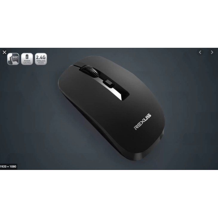 Mouse Wireless Rexus Office Silent Click 2.4ghz Q20 - Rexus Q-20 mouse Wireless