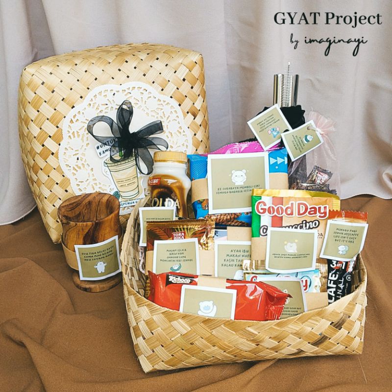 

UNTUK KAMU Gift Series #1: Kopi & Kamu - Snack Box by GYAT Project Hampers Snack Gift Box Kopi Kado Cowok Kado Pacar Hadiah Unik Kado Ultah Kado Wisuda Kado Anniversary Hampers Murah Set Alat Makan
