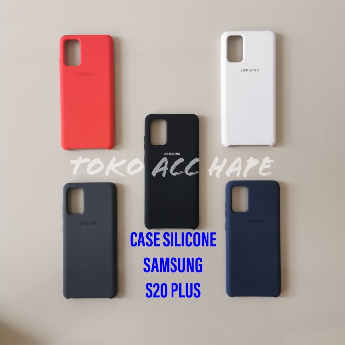 SILICONE CASE SAMSUNG S20 PLUS COVER SOFT SILIKON PREMIUM ORIGINAL