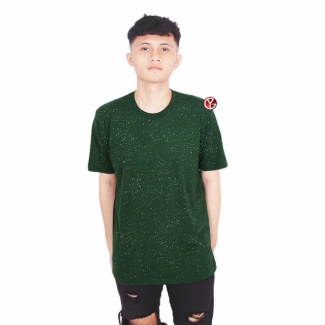 KAOS POLOS GREEN ARMY FOREST POLKA GALAXY / BERCAK / MAMBOO / BINTIK / COTTON 30s / TWOTONE MISTY