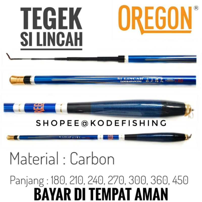 JORAN TEGEK OREGON SILINCAH 180,210,240,270,300,360450 CARBON RUAS PENDEK