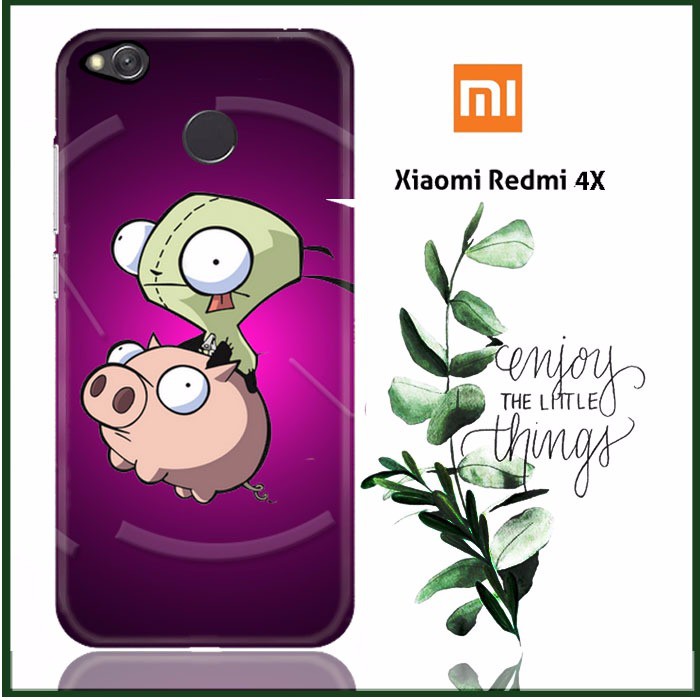 Invader Zim Gir Piggy Z0620 Xiaomi Redmi 4X Full Print 3D Case