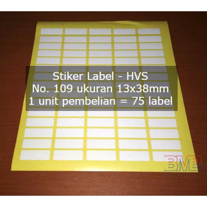 

HSV No 109 Stiker Label Seperti Tom and Jerry Paper Kertas