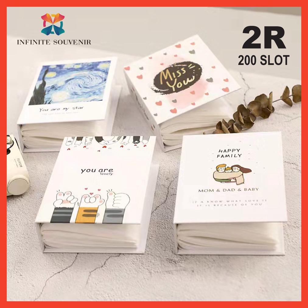 BUKU ALBUM 2R / PHOTOBOOK MINI / ALBUM GLITTER JELLY / ALBUM MINI POLAROID / BUKU FOTO / PHOTOBOOK T
