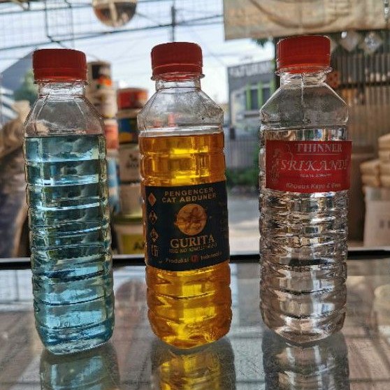 

Thinner, Terpentin, Spirtus Botol Ready Bandung, Pengencer Cat, Bahan Lodong