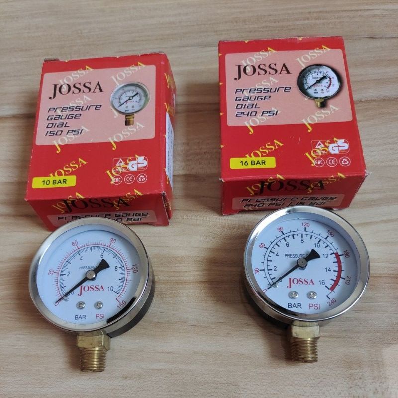 JOSSA pressure gauge / Jossa meteran compresor / manometer JOSSA