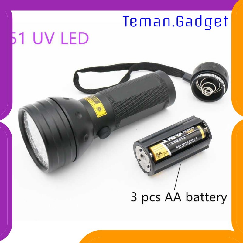 TG-IE212 TaffLED Senter Ultraviolet UV 400nm 51 LED UV-51