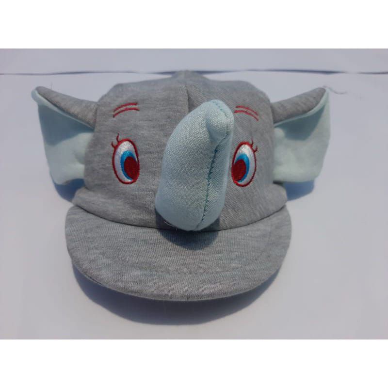 Topi Anak model Gajah Lucu usia 0bln_3thn / Topi Anak Lucu