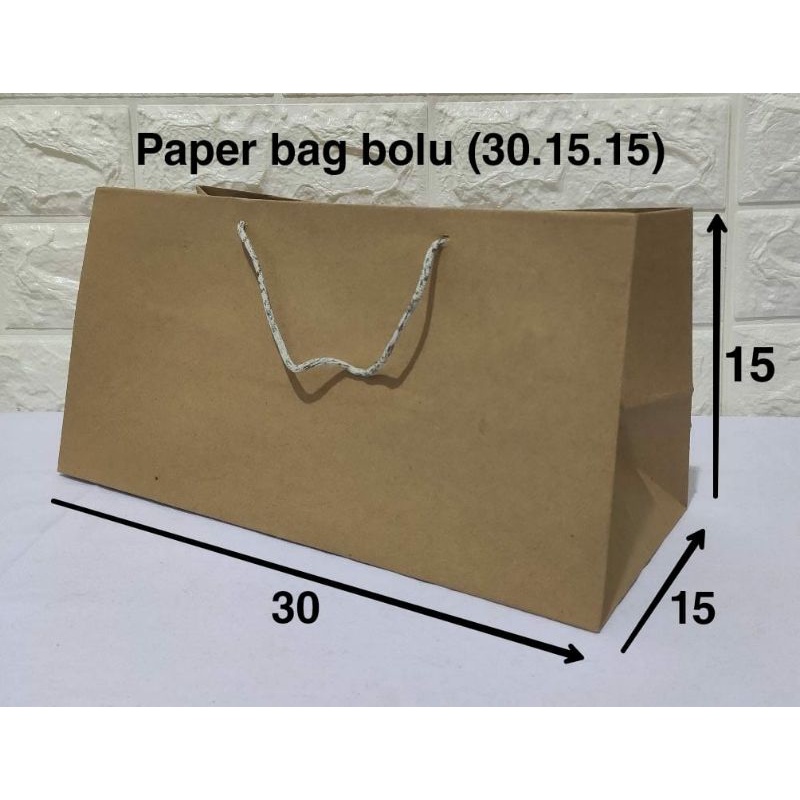 

Paper bag bolu 30 S (30.15.15)
