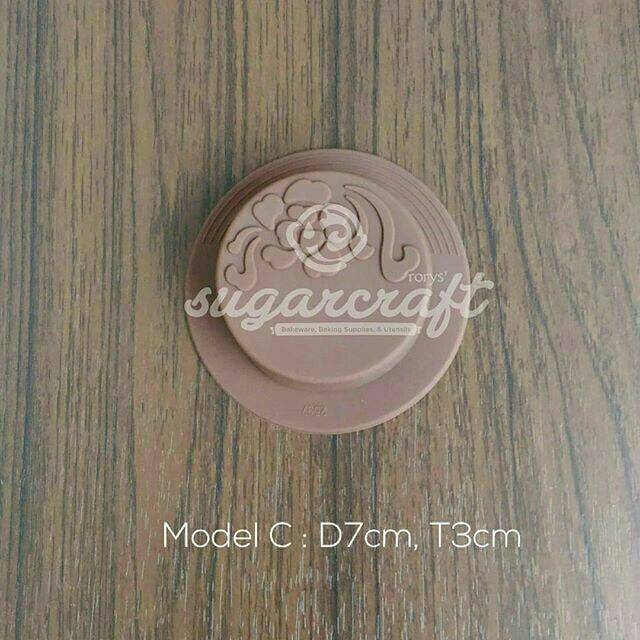 Cetakan silicone mooncake model C
