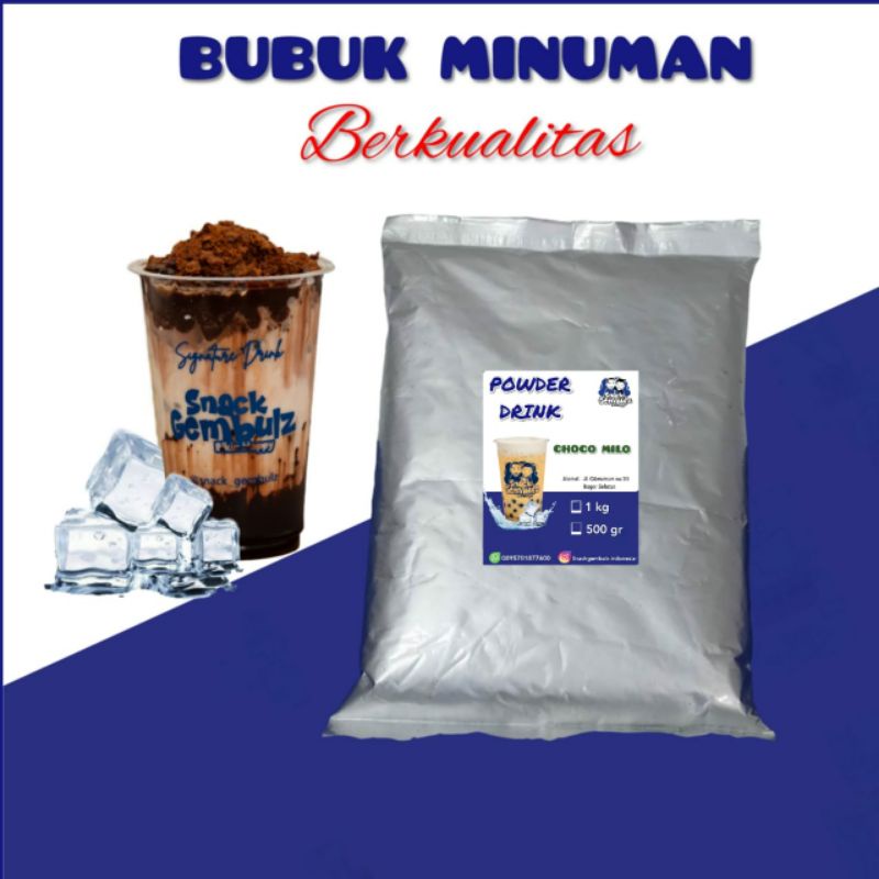 

Choco Milo/1000gram/500gram/Serbuk/Powder/Bubuk Minuman Rasa Kekinian