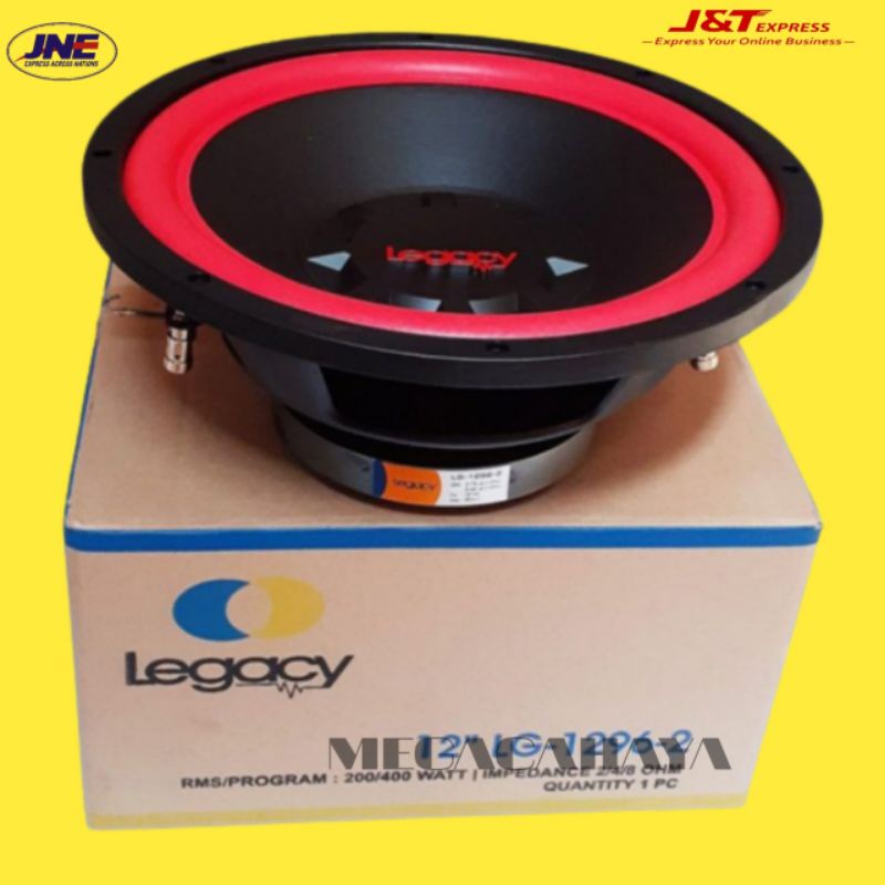 SPEAKER SUBWOOFER LEGACY 12 INCH LG 1296-2 / 12" DOUBLE COIL1296/1295 SPEAKER SUBWOFER LEGACY