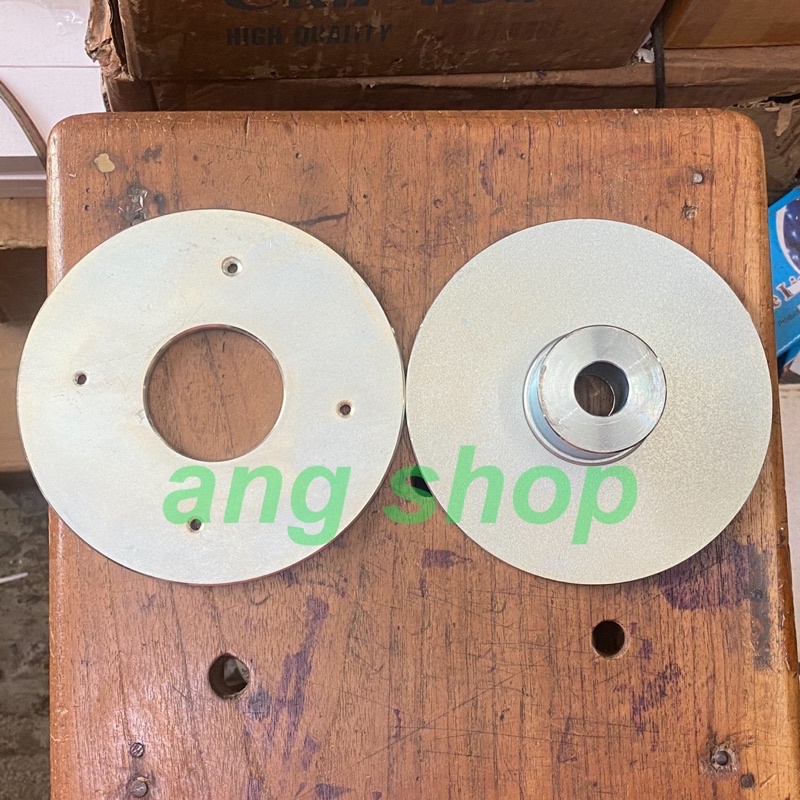 Besi Magnit T-Yoke Washer T Yoke Washer Magnet Speaker 150 156 Mm 15 Cm Tebal 6 Mm