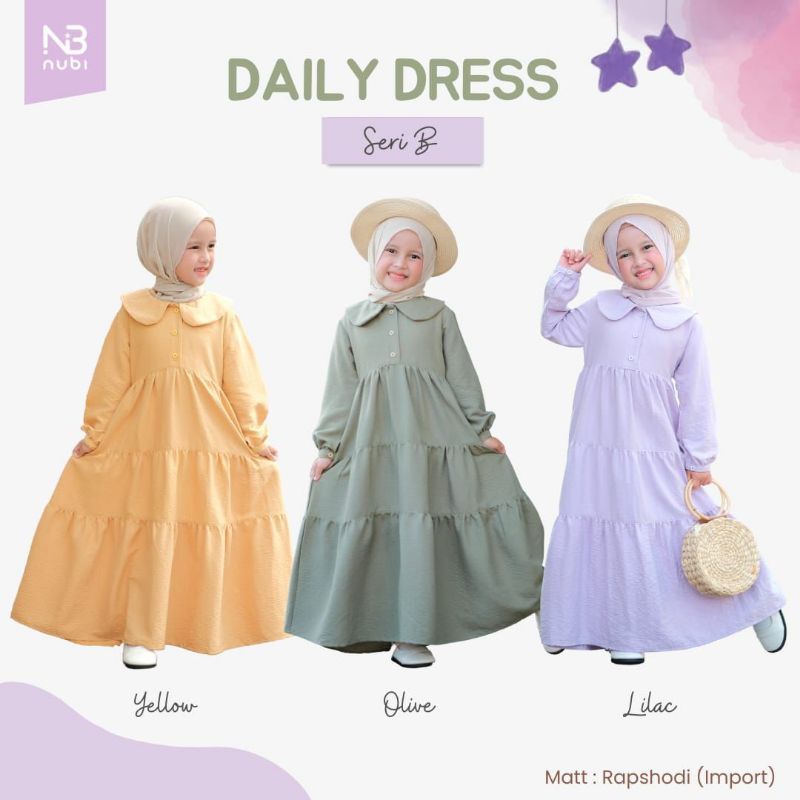 Gamis daily dress nubi nubintang nu bintang