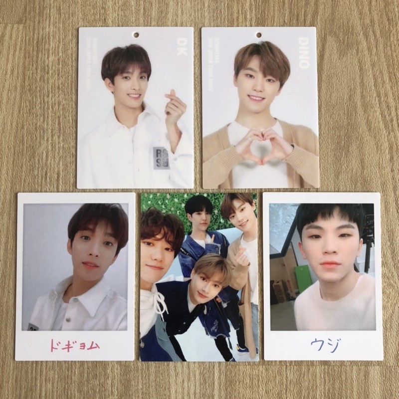 SEVENTEEN JAPAN TOUR HARU HANA OFFICIAL TRADING CARD (TC RARE POLA SELCA DK DINO WOOZI PERFORMANCE P