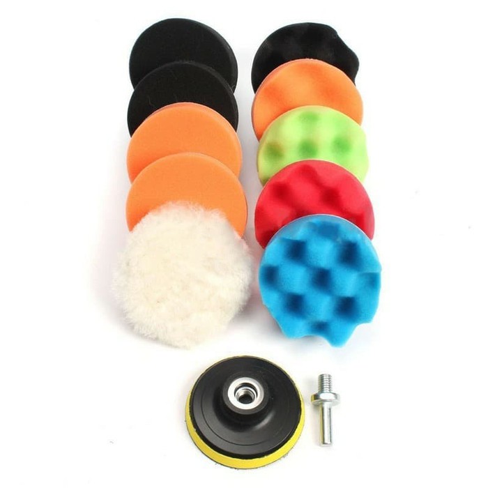 Spons Poles Sponge Polishing Pad Car Detailing 6 inch set 11pcs *OT04