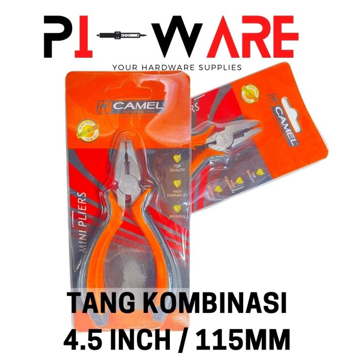 Tang Kombinasi Mini Linesman Pliers Ukuran 4.5 Inch / 115mm