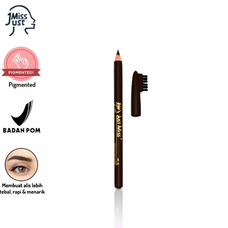 PENSIL ALIS JUST MIST DENGAN SIKAT PIGMENTED