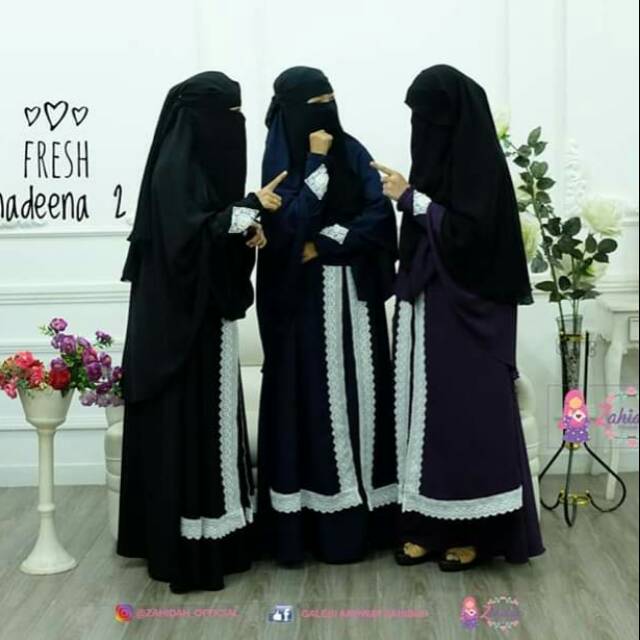 Gamis terbaru fresh madeena 2 original dari zahidah