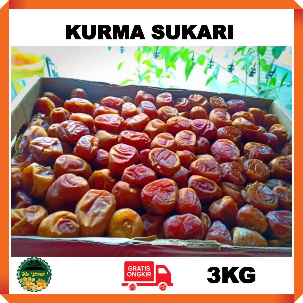 

Kurma sukari isi 3kg/ KURMA SUKARI AL-QASIM/ KURMA MADINAH [3KG]