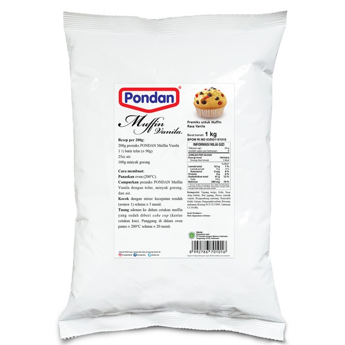 

Ds11D0 Pondan Muffin Vanilla (Bulky) G6040B