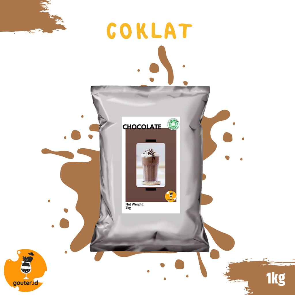 BUBUK MINUMAN RASA COKLAT 1KG / SERBUK MINUMAN ANEKA RASA / BUBUK MINUMAN KEKINIAN / MINUMAN INSTAN / BOBA DRINKS