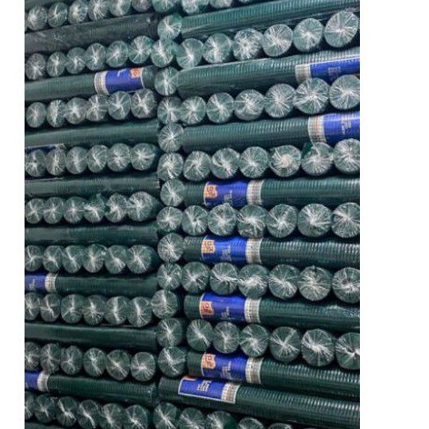 Kawat hijau 1/2 in tinggi 1 meter kawat ram pvc love bird kawat burung 1in 20 meter rol kawat rol