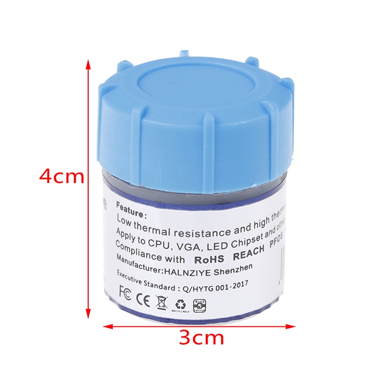 {LUCKID}15g HY510 CPU thermal grease compound paste heat conductive silicone paste