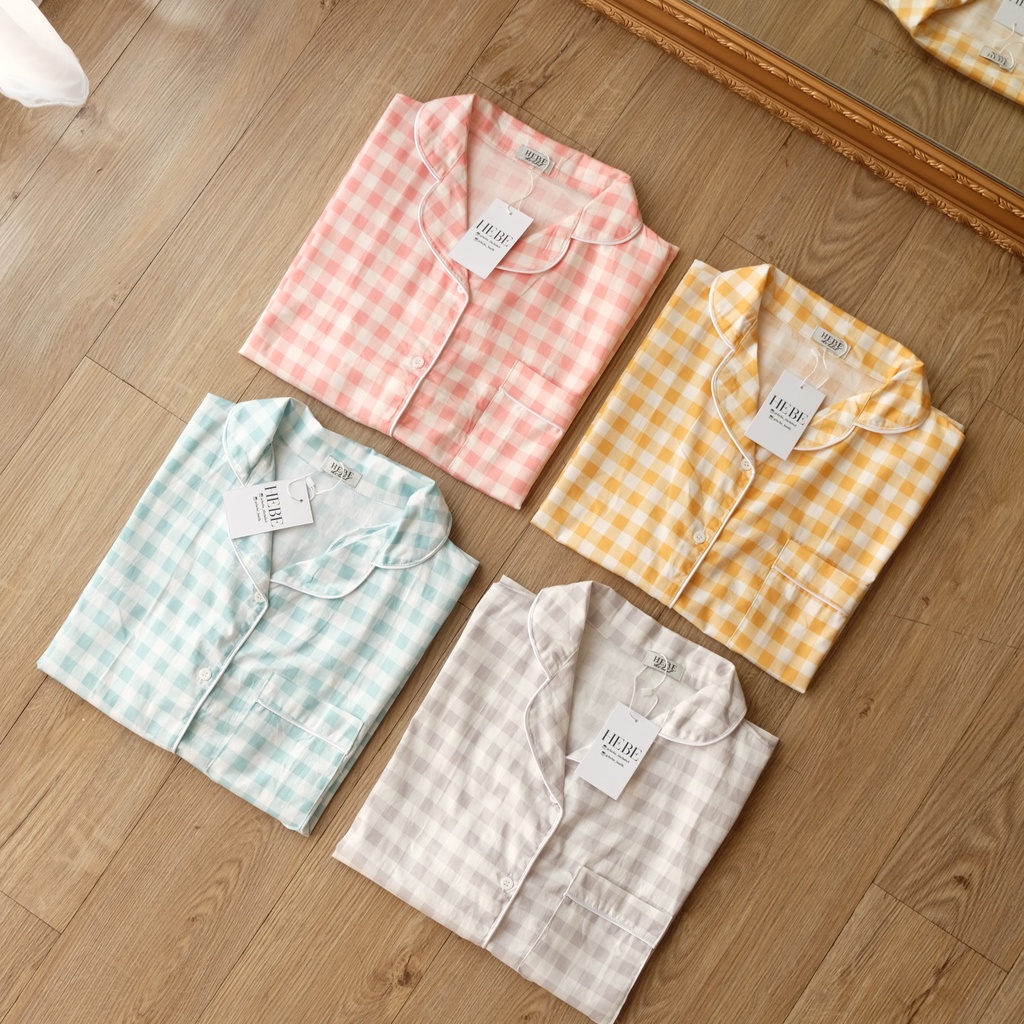 Classic Cotton Pajamas Katun Jepang Pakaian Wanita