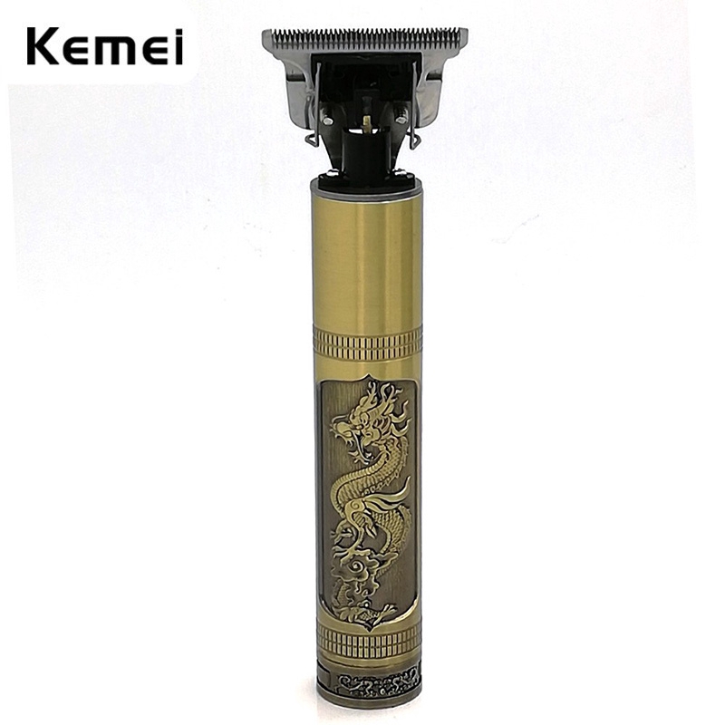 

Kemei T-blade Skeleton Naga Phoenix Cordless Trimmer 0mm Rambut Botak Mesin Finish Clipper