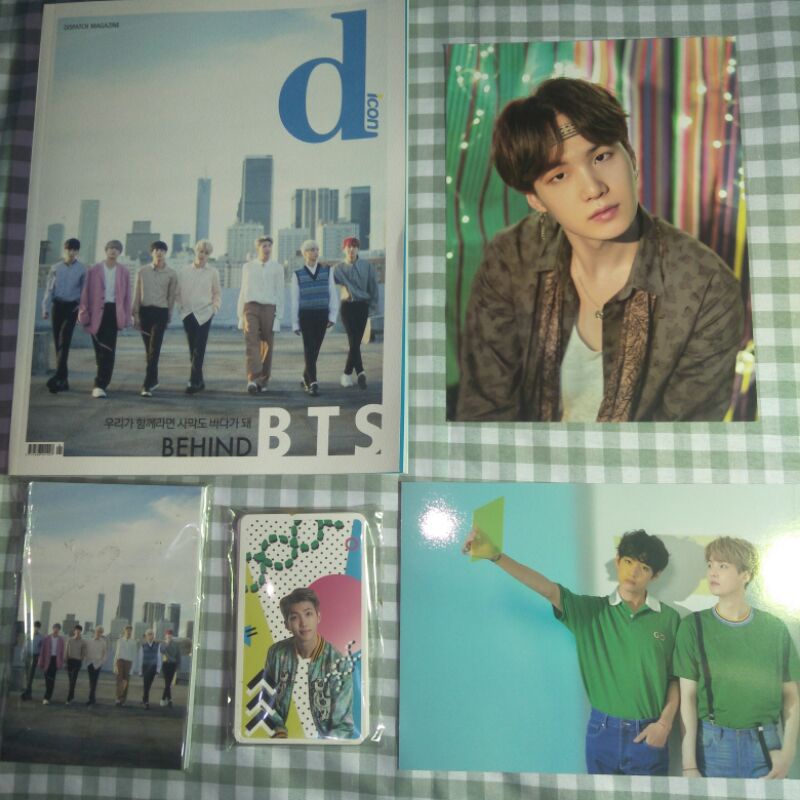 dicon bts postcard sumpack18 poscard taegi sg20