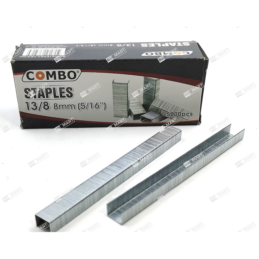 Combo Staples 13/8 8mm [5/16"] 5000pc / isi staples / stapler / gun tacker