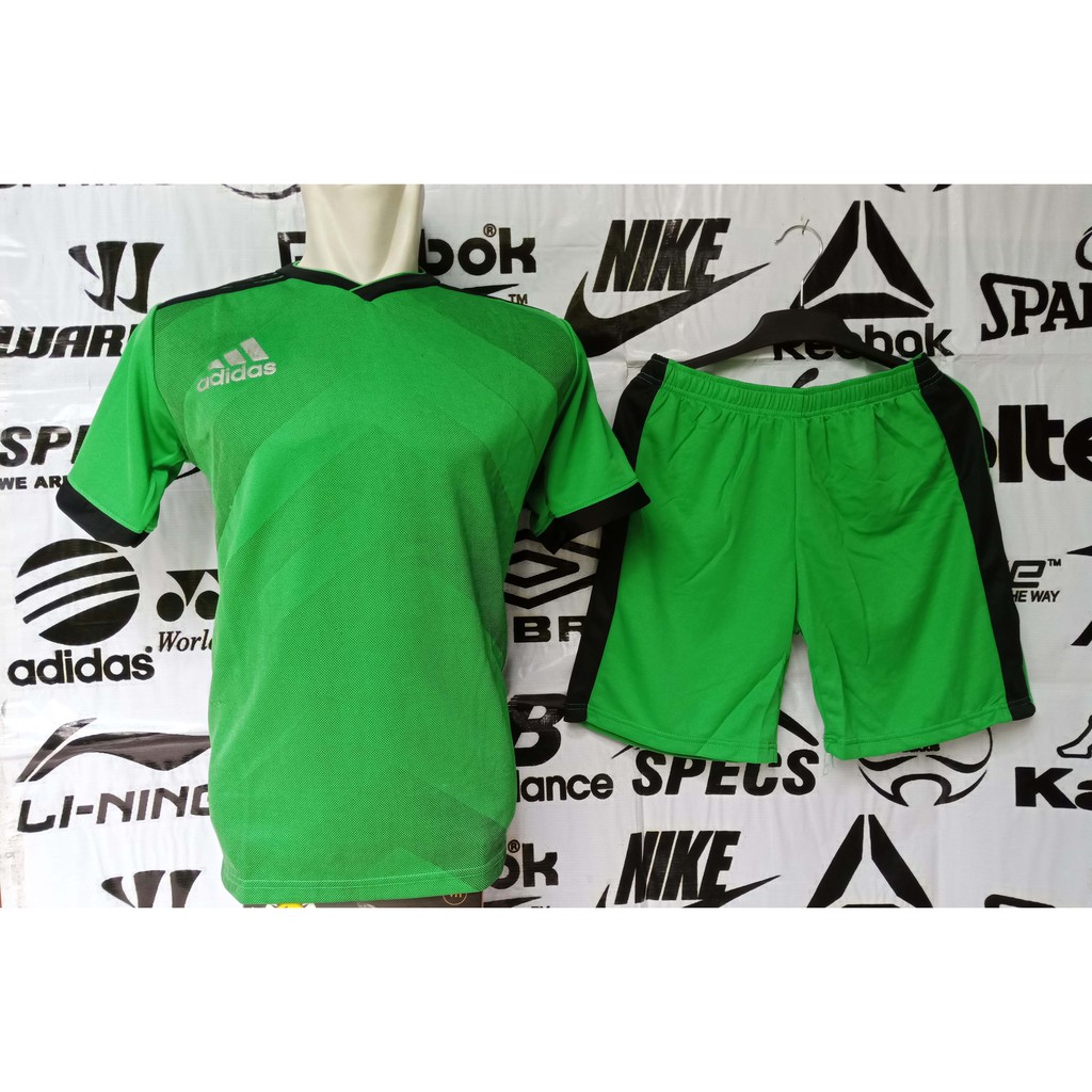 Setelan Jersey Futsal Sepak Bola Voly Adidas Kancing Dan Kerah