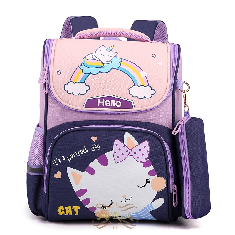 [MTOYS]  Tas Ransel Anak Cewek Import Motif  Imut + FREE Tempat Pensil Waterproof - Kualitas Premium - M0185