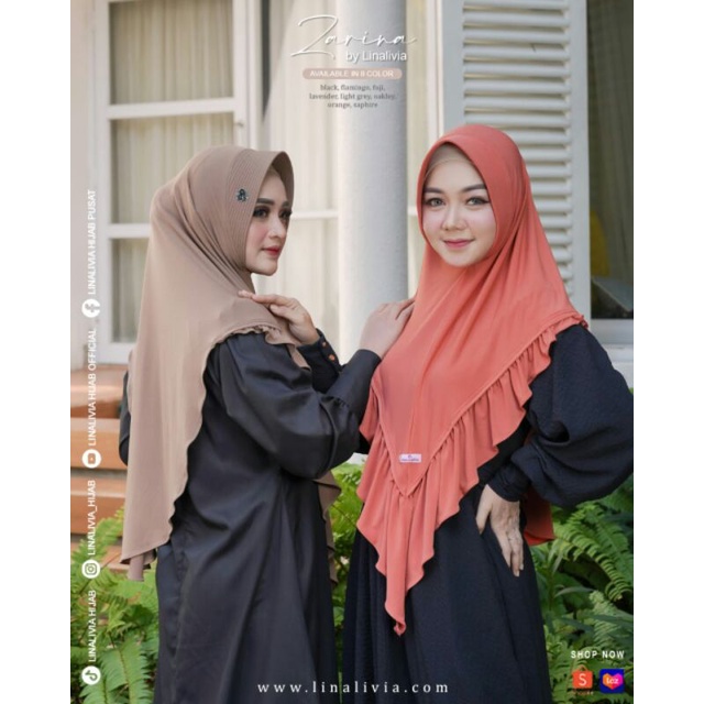 LINALIVIA HIJAB | JILBAB INSTANT ZARINA