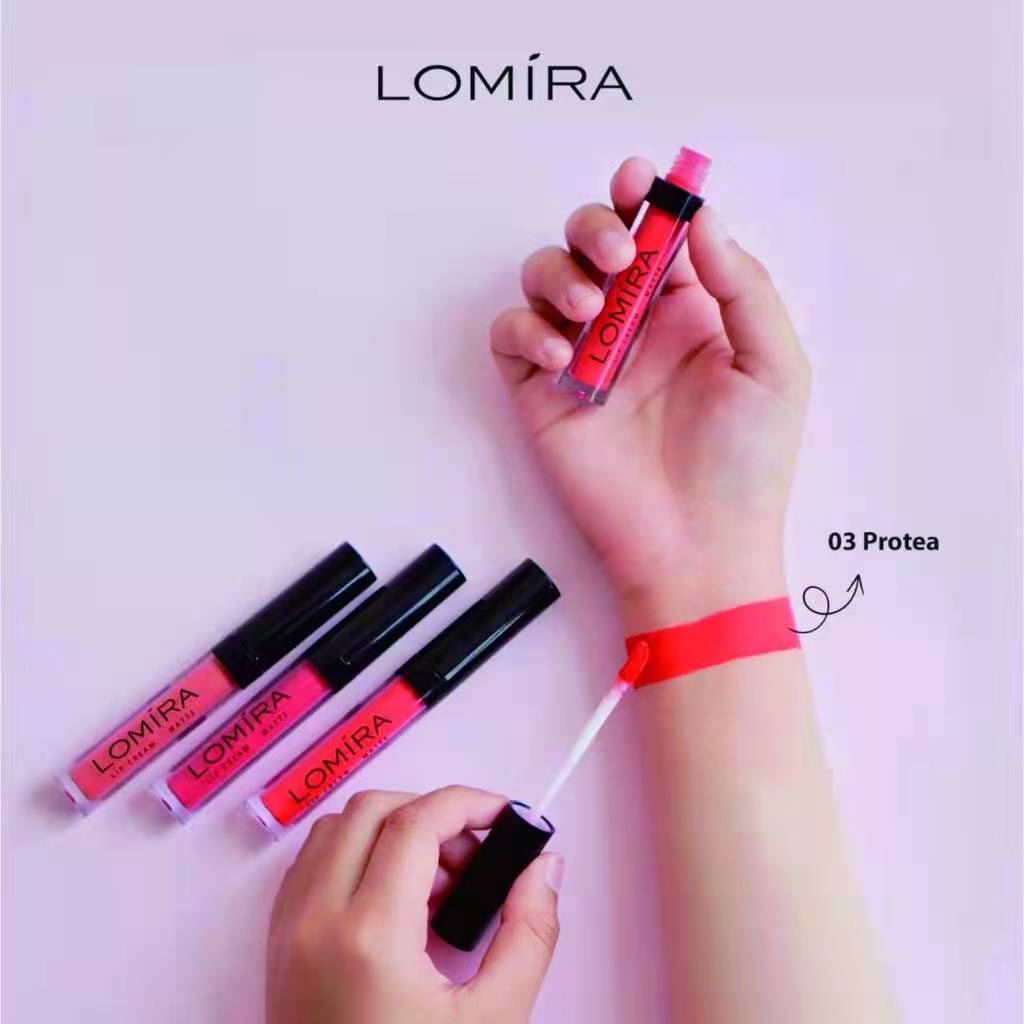 LOMIRA Lip Cream Matte Original BPOM Lipstik Lipcream Lipstick