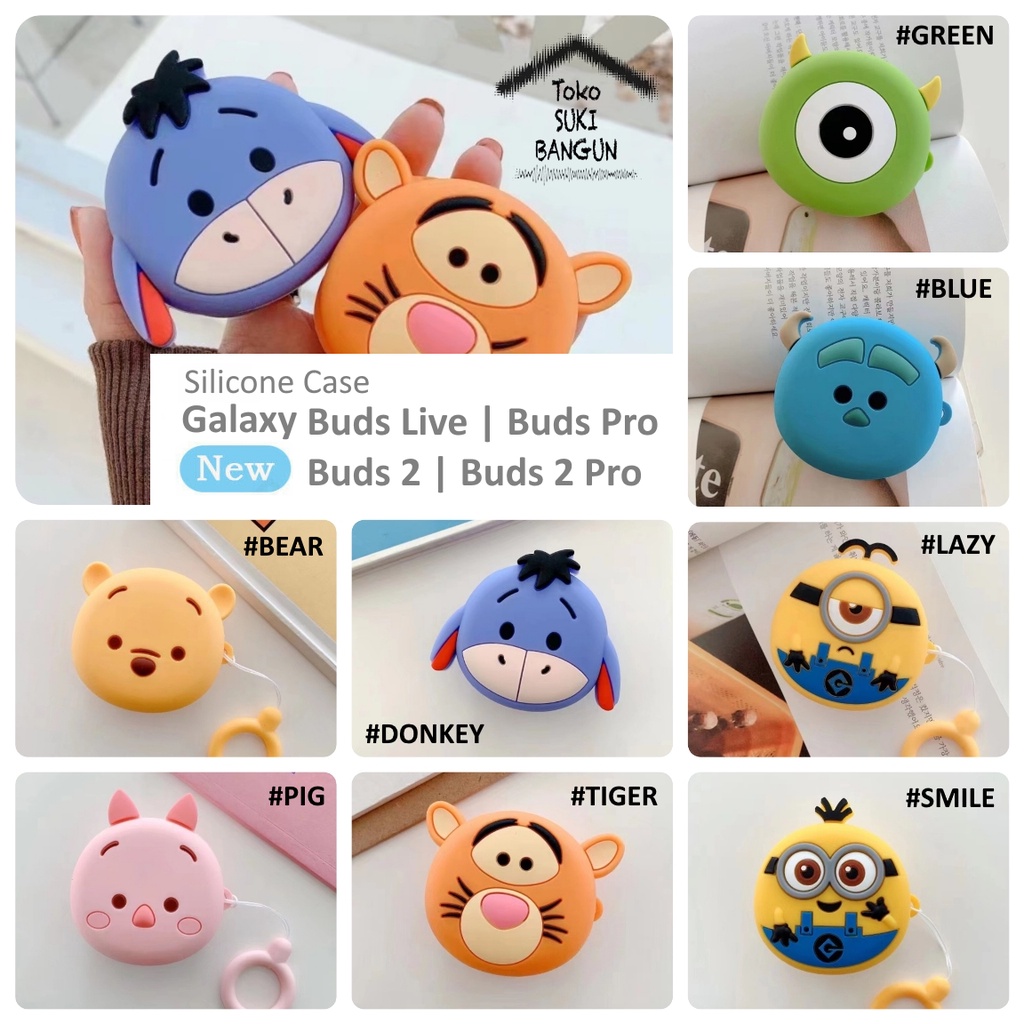 Case Samsung Galaxy Buds 2 Pro / Buds 2 / Buds2 / Buds Live / Buds Pro CARTOON Silicone Cover BLC-007