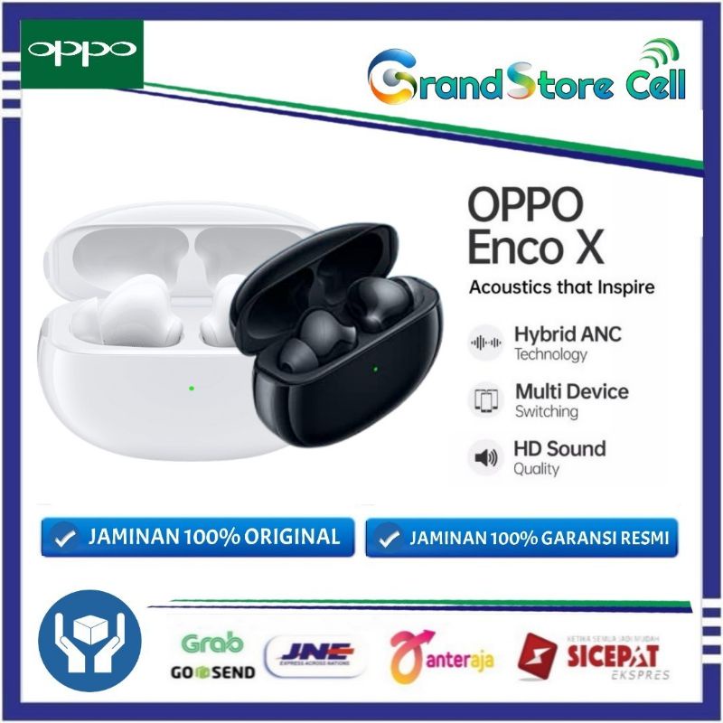 OPPO ENCO X TWS Noise Canselling with DYNaudio Earphone Garansi Resmi