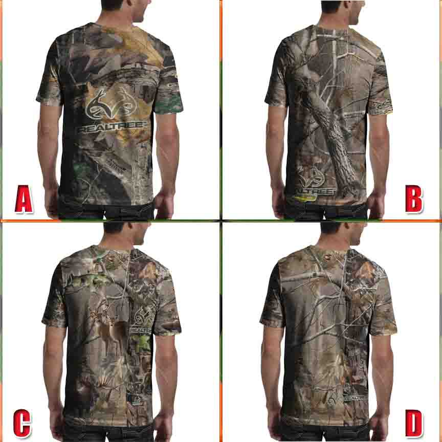 Tshirt Realtree Kaos Fullprint Bahan Polyester Jersey Dryfit