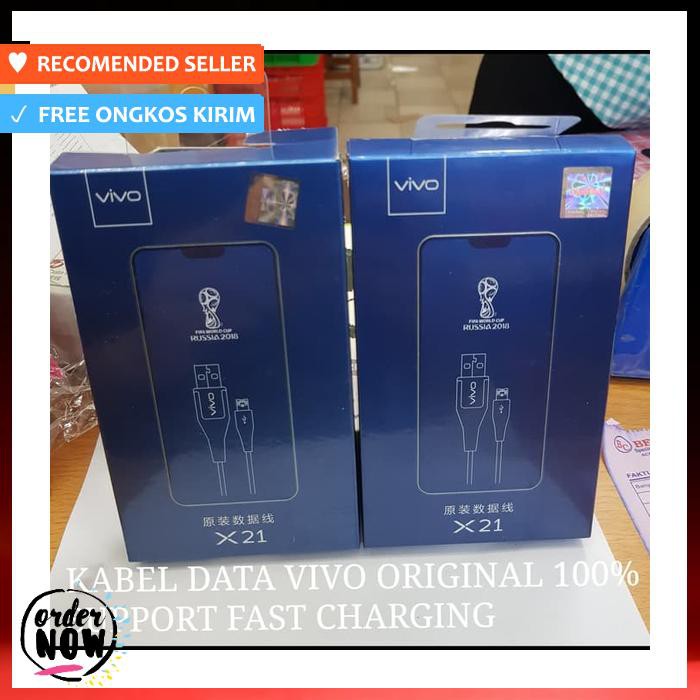 KABEL DATA VIVO MICRO ORIGINAL FAST CHARGING VIVO V9 Y83 Y71 ORIGINAL