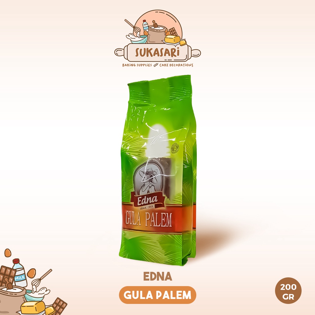

Sukasari - Palm Sugar Edna 200gr / Gula Palem Bubuk / Gula Kelapa 100%