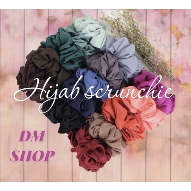 DM SHOP HIJAB SCRUNCHIE / IKAT KONDE HIJAB