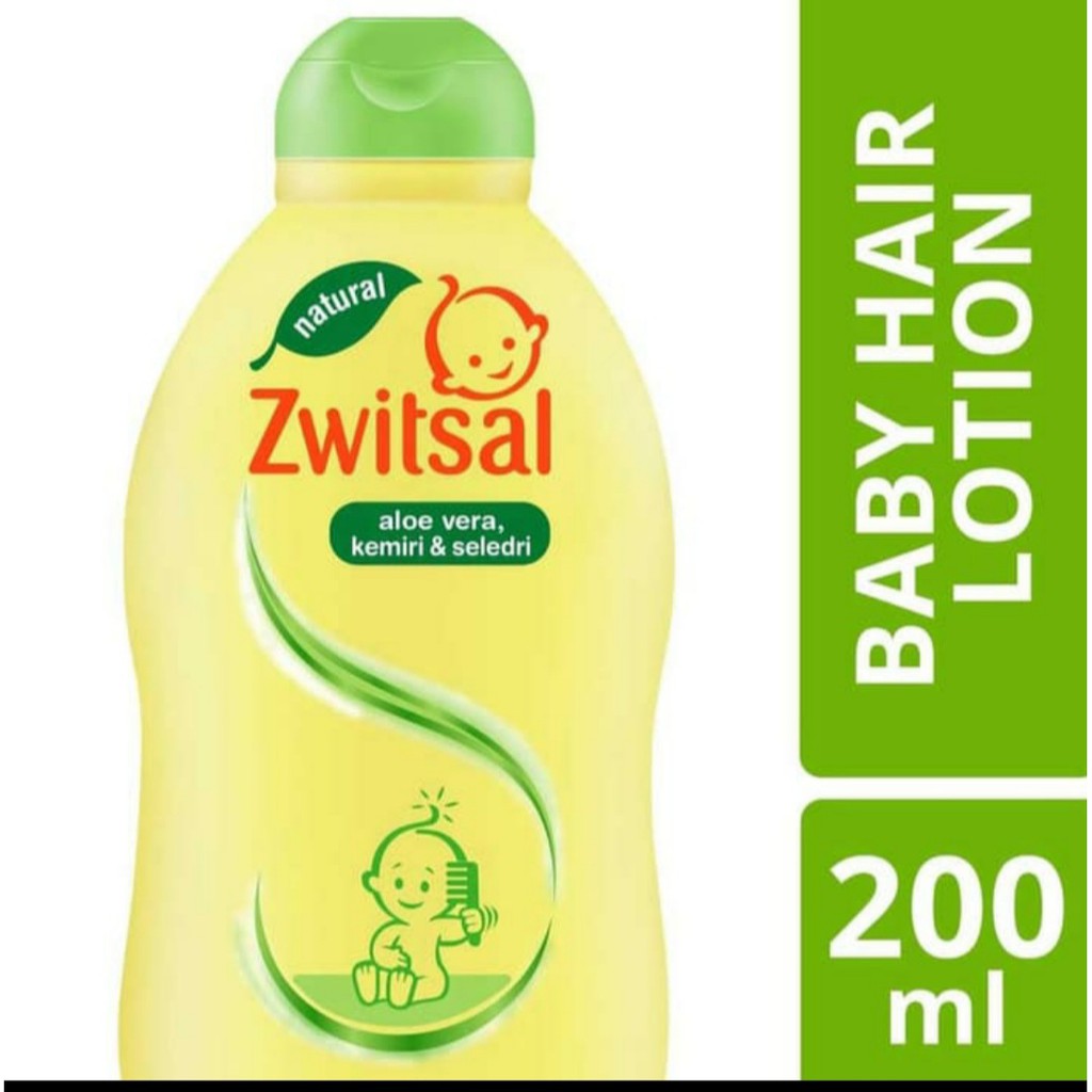 ZWITSAL Baby Hair Lotion / Lotion Penyubur Rambut Bayi Aloe Vera Kemiri Seledri Minyak Rambut Bayi